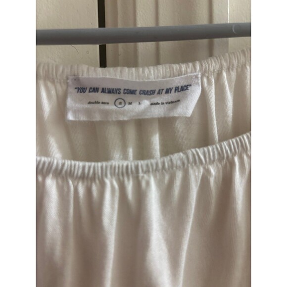 Fringe Off Shoulder White Blouse - Picture 9 of 10